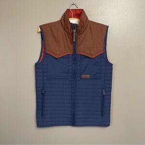 Rural Cloth Men’s small vest western quilted puffer